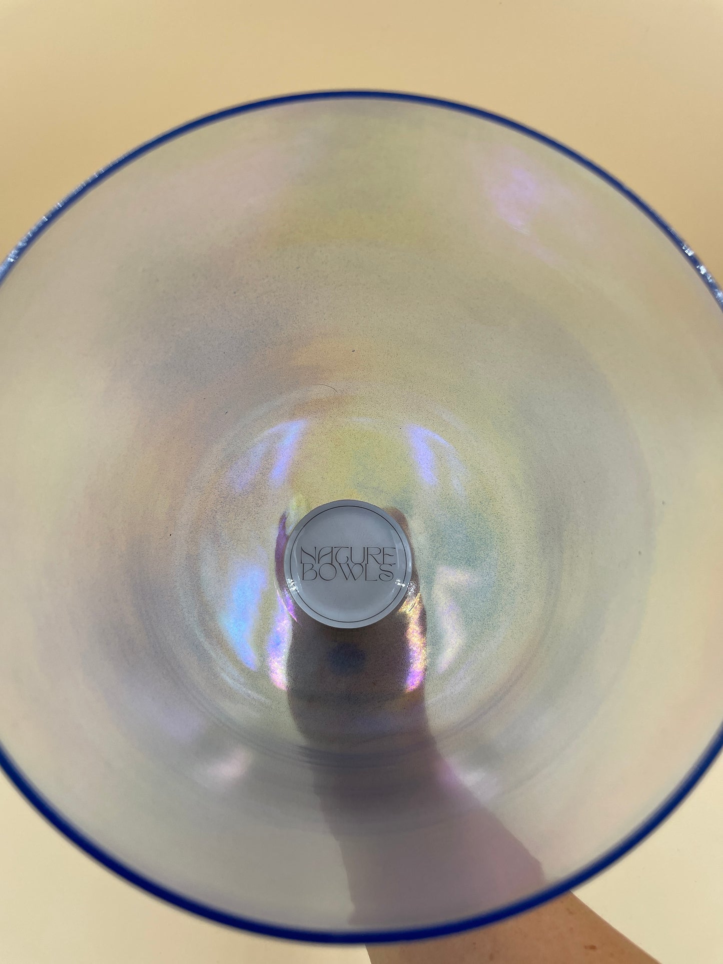 NatureBowl WISDOME - Kristallklangschale mit Griff 14cm