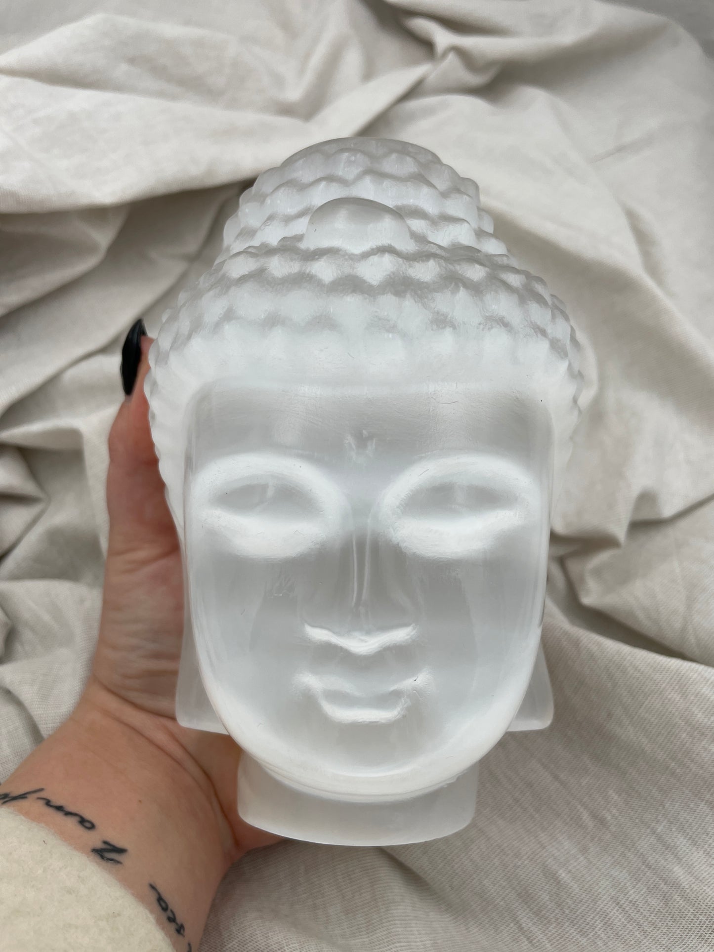 Selenit Buddha