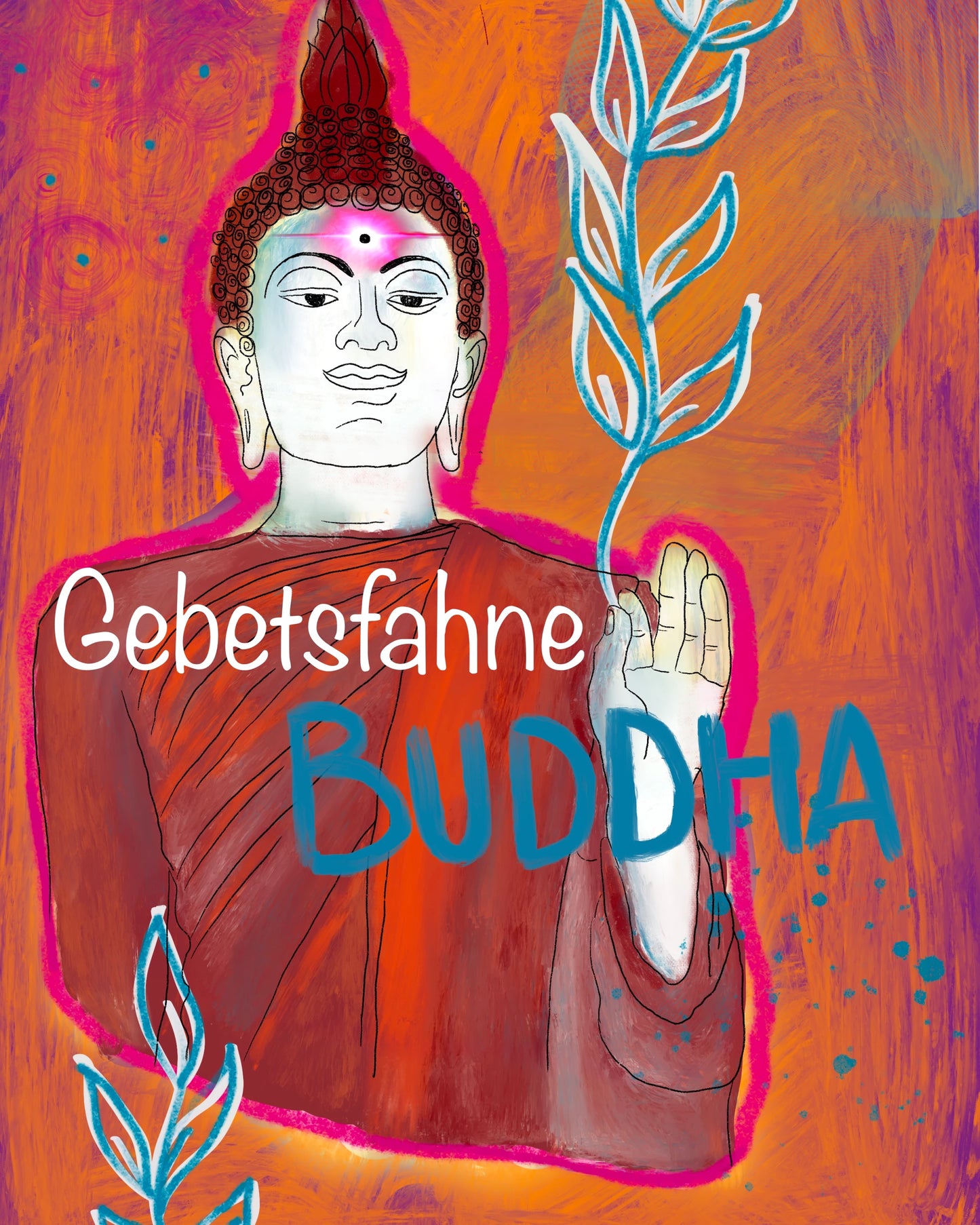 BUDDHA - Gebetsfahne