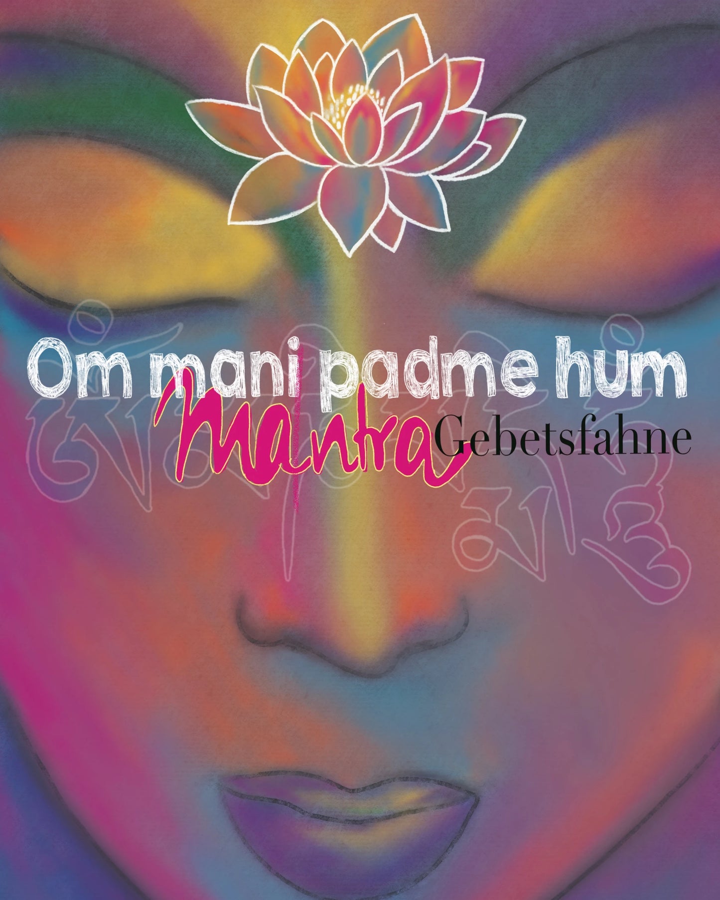 OM MANI PADME HUM - Gebetsfahne